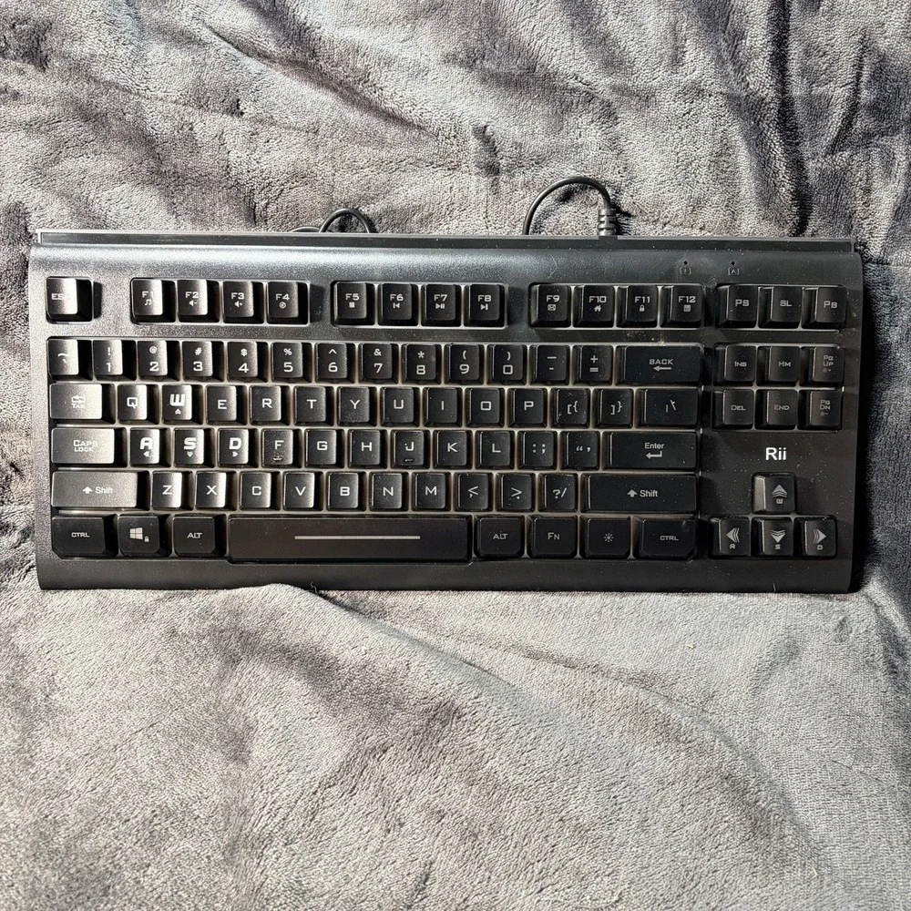 Rii Mixed Color Led Backlit Multimedia Gaming Keyboard (RK104)